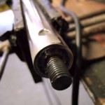 39 The tube is drilled with a 9mm hole for plug welding, the ends are also welded for extra strength.