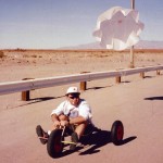 12 Blair Gray’s prototype parachute system. – Vegas, just before the 1st Buggy Boogy Thang – Jan. 1994